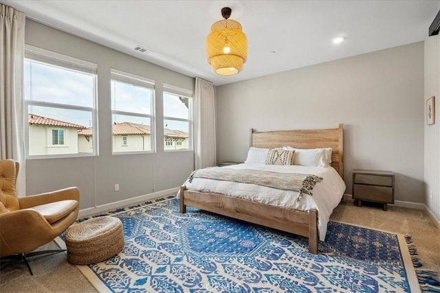 3516 Brody Way, Oceanside, CA 92056 - carpeted bedroom featuring baseboards and recessed lighting