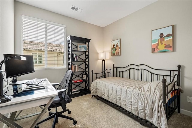 3516 Brody Way, Oceanside, CA 92056 - bedroom featuring carpet flooring, an office area, and baseboards