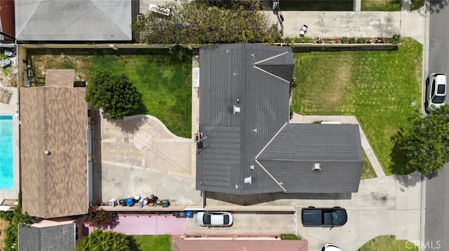 8437 Everest St, Downey, CA 90242 - aerial view of a pool