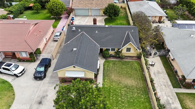 8437 Everest St, Downey, CA 90242 - aerial perspective of suburban area