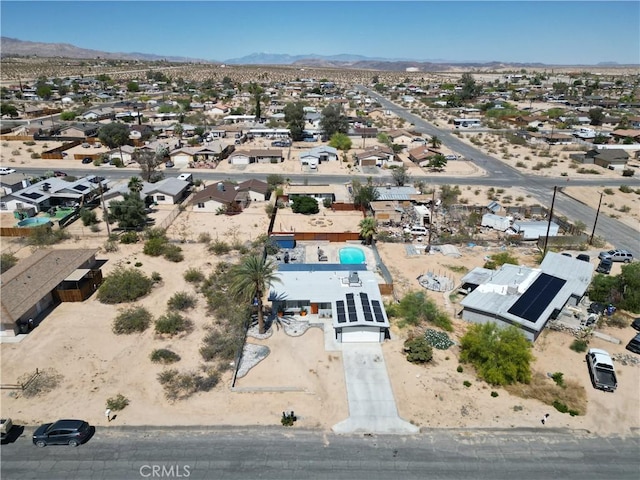 5536 Cahuilla Ave Unit 29, Palms, CA 92277 - aerial perspective of suburban area with mountains