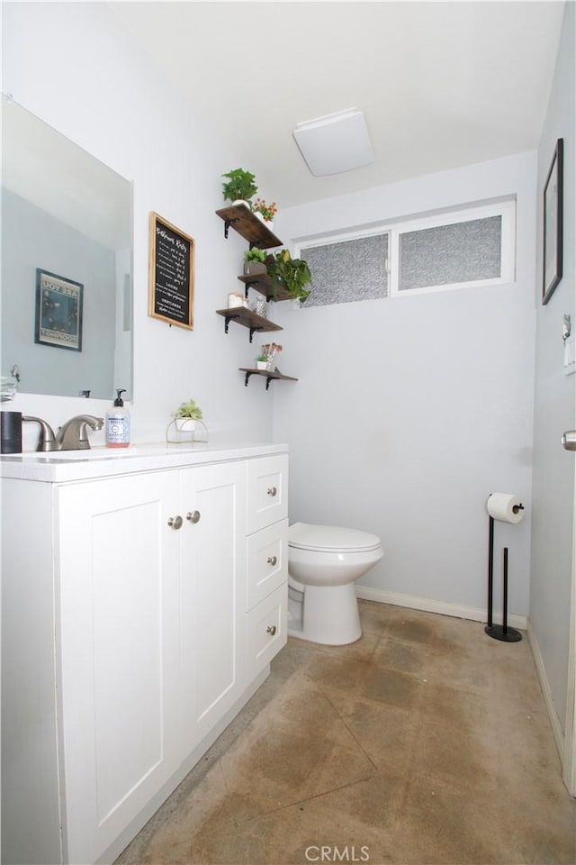 5536 Cahuilla Ave Unit 29, Palms, CA 92277 - bathroom with vanity and concrete floors
