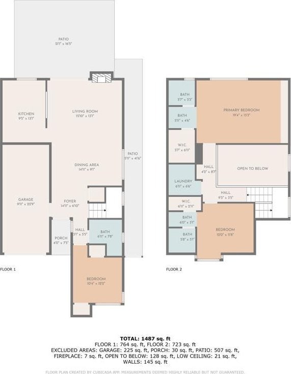 1524 Bridgeview Dr, San Diego, CA 92105 - floor plan / room layout