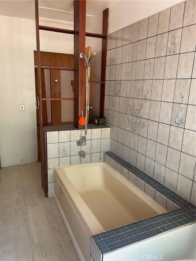 9275 Sheep Ranch Rd, Mountain Ranch, CA 95246 - full bath with a garden tub and tile patterned floors