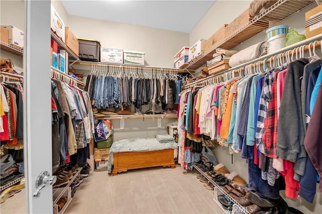 26716 Kingwood Rd, Murrieta, CA 92563 - walk in closet with carpet floors