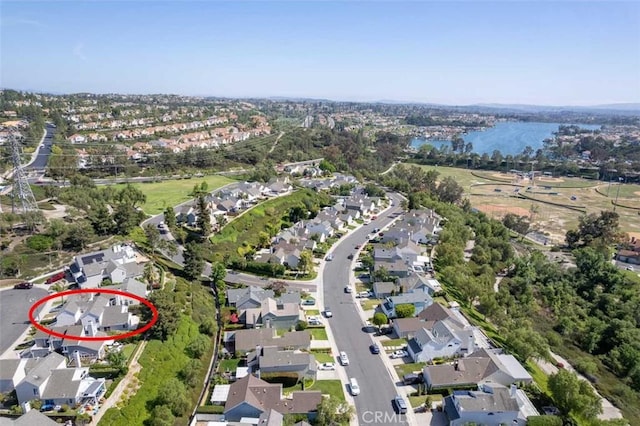 21981 Birchwood, Mission Viejo, CA 92692 - aerial view of property and surrounding area featuring nearby suburban area and a nearby body of water