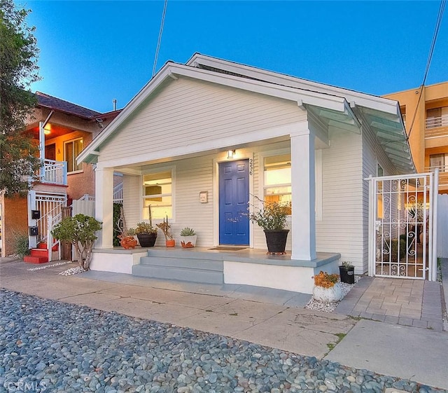 256 Falcon Ave, Long Beach, CA 90802 - view of front of house with a porch