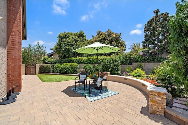 20161 Glacier Cir, Huntington Beach, CA 92646 - fenced backyard featuring a patio area and a gate
