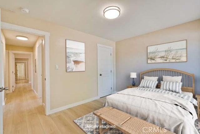1221 Westminster Ave, East Palo Alto, CA 94303 - bedroom featuring light wood-style floors and baseboards