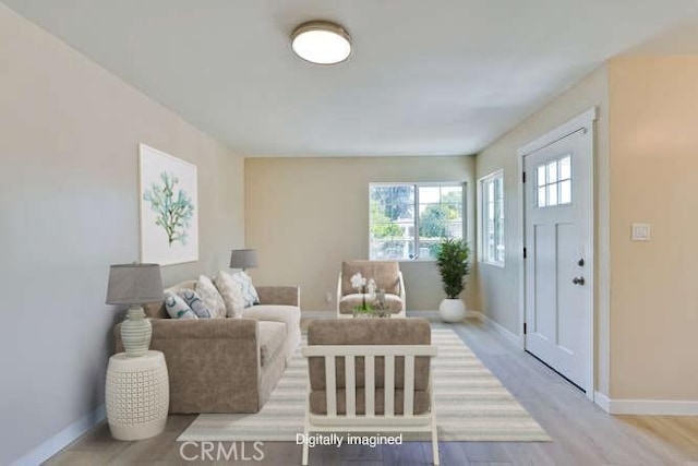 1221 Westminster Ave, East Palo Alto, CA 94303 - living area with baseboards and wood finished floors