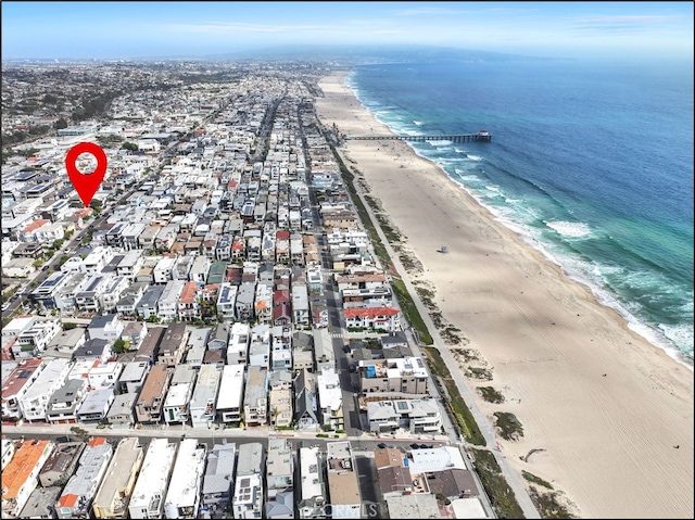1800 Highland Ave, Manhattan Beach, CA 90266 - aerial view of property and surrounding area with unending shoreline