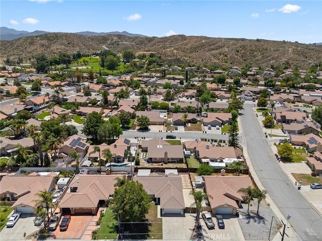 1318 Washington Ave, San Jacinto, CA 92583 - aerial perspective of suburban area featuring a mountain backdrop