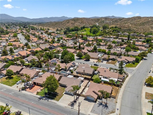 1318 Washington Ave, San Jacinto, CA 92583 - aerial view of residential area with a mountainous background