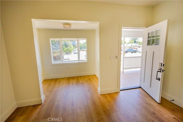 417 S Murdock Ave, Willows, CA 95988 - foyer entrance with light wood-style floors, healthy amount of natural light, and baseboards