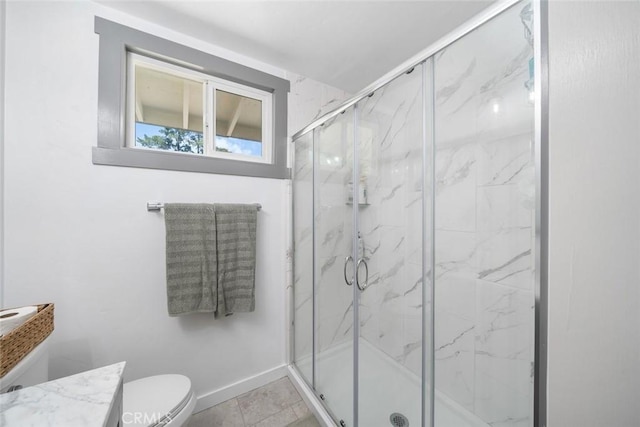 1215 Sylvia Ct, San Luis Obispo, CA 93401 - bathroom featuring vanity and a marble finish shower