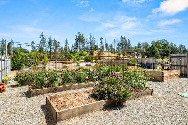 5540 Scottwood Rd, Paradise, CA 95969 - view of yard featuring a vegetable garden