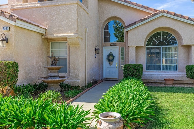 5531 Cordiva Ct, Lancaster, CA 93536 - property entrance featuring stucco siding