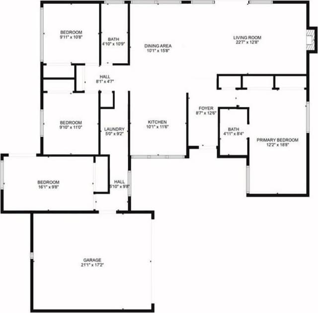 16347 Tupper St, North Hills, CA 91343 - floor plan / room layout