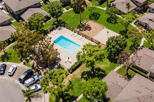 26406 Paseo Pamela, San Juan Capistrano, CA 92675 - aerial view of residential area featuring a pool area