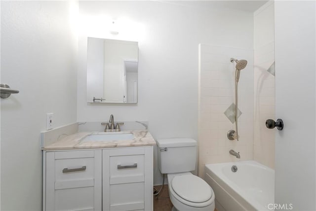 26406 Paseo Pamela, San Juan Capistrano, CA 92675 - bathroom with toilet, vanity, and shower / tub combination