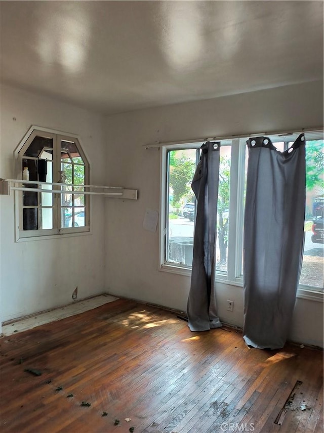 931 N Alamo St, Anaheim, CA 92801 - spare room with wood-type flooring and healthy amount of natural light