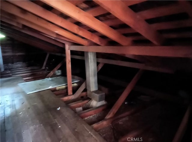 931 N Alamo St, Anaheim, CA 92801 - view of unfinished attic