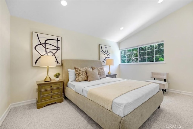 17043 Empanada Pl, Encino, CA 91436 - carpeted bedroom featuring recessed lighting and lofted ceiling