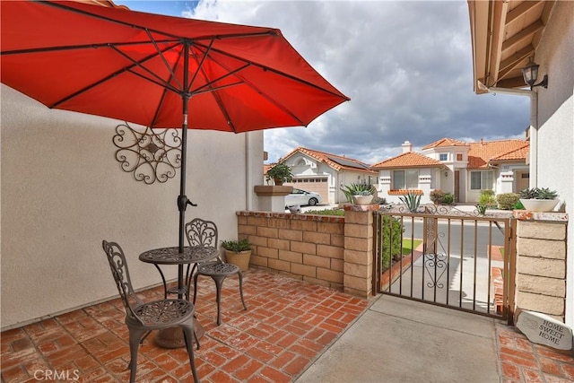 841 Bermuda Dr, Hemet, CA 92543 - view of patio / terrace featuring a gate