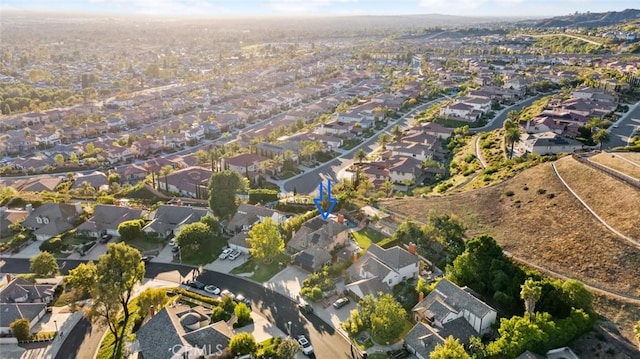 4187 Pepper Ave, Yorba Linda, CA 92886 - aerial overview of property's location with nearby suburban area