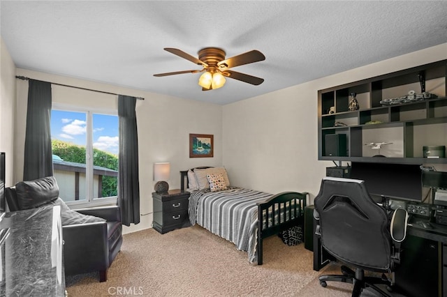 4187 Pepper Ave, Yorba Linda, CA 92886 - carpeted bedroom with an office area and ceiling fan