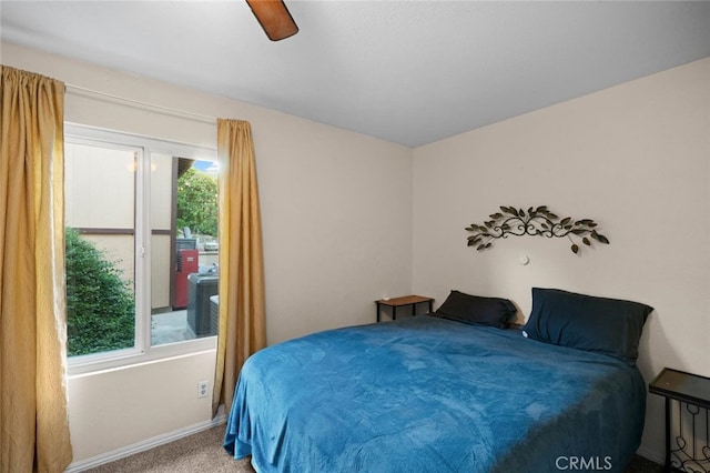 4187 Pepper Ave, Yorba Linda, CA 92886 - carpeted bedroom featuring baseboards and a ceiling fan