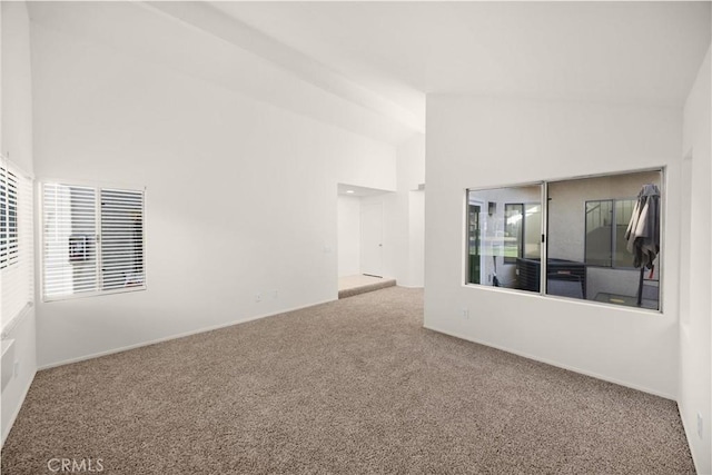 625 E Merion St, Ontario, CA 91761 - carpeted spare room featuring high vaulted ceiling