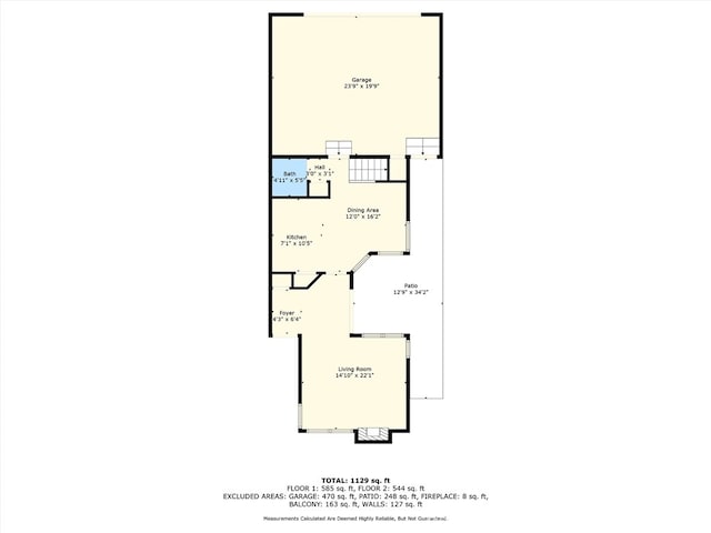 625 E Merion St, Ontario, CA 91761 - property floor plan