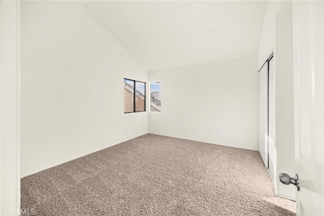 625 E Merion St, Ontario, CA 91761 - carpeted spare room with vaulted ceiling