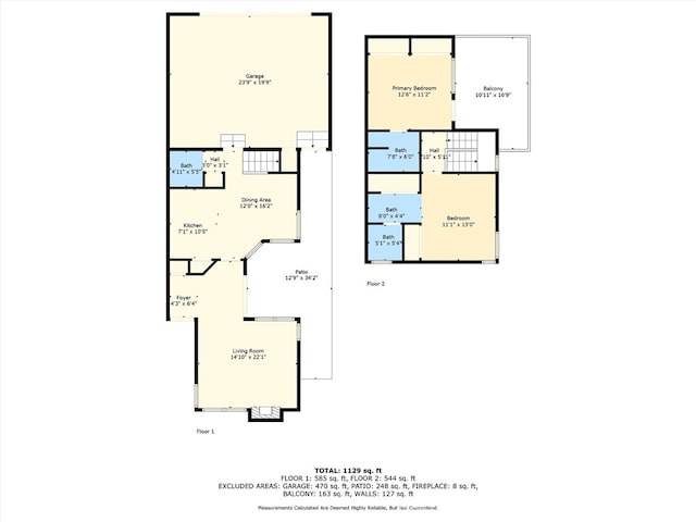 625 E Merion St, Ontario, CA 91761 - room layout