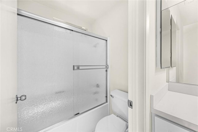 625 E Merion St, Ontario, CA 91761 - bathroom with toilet, enclosed tub / shower combo, and vanity