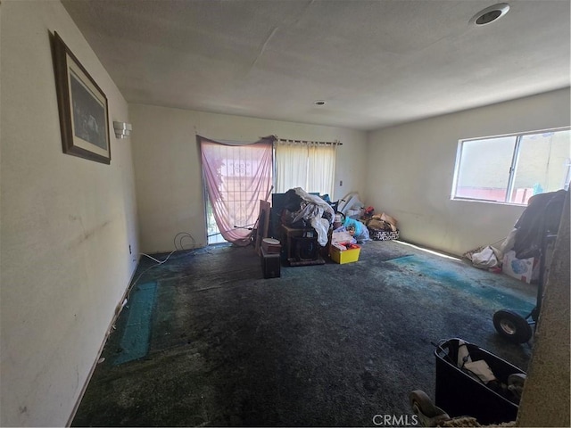 5738 S Mullen Ave, Los Angeles, CA 90043 - game room with carpet flooring and plenty of natural light
