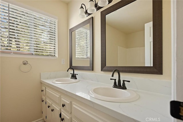 32296 Fern Dr, Running Springs, CA 92382 - full bath featuring double vanity