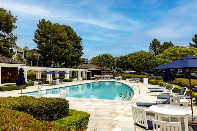 93 Old Course Dr, Newport Beach, CA 92660 - community pool with a patio
