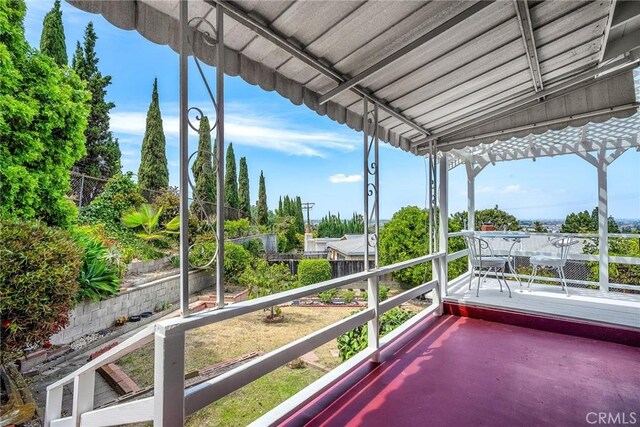 2607 Nearcliff St, Torrance, CA 90505 - view of patio / terrace with a balcony