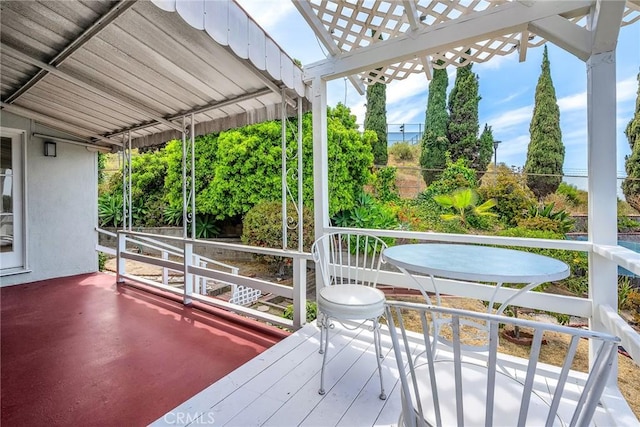 2607 Nearcliff St, Torrance, CA 90505 - view of wooden terrace