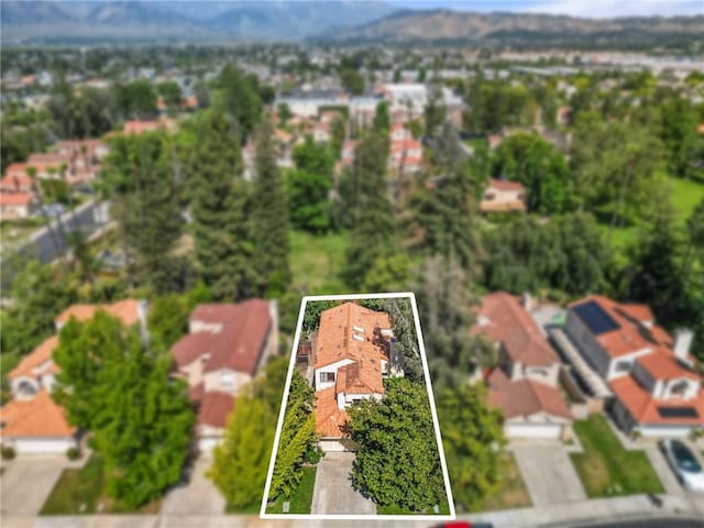 1234 Via Palermo, Redlands, CA 92374 - aerial perspective of suburban area with mountains