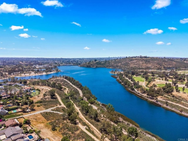 6243 Lake Lomond Dr, San Diego, CA 92119 - drone / aerial view of a nearby body of water