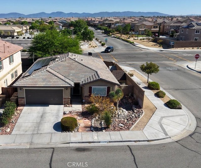 13009 Cerritos Ct, Hesperia, CA 92344 - aerial view of residential area featuring a mountain backdrop
