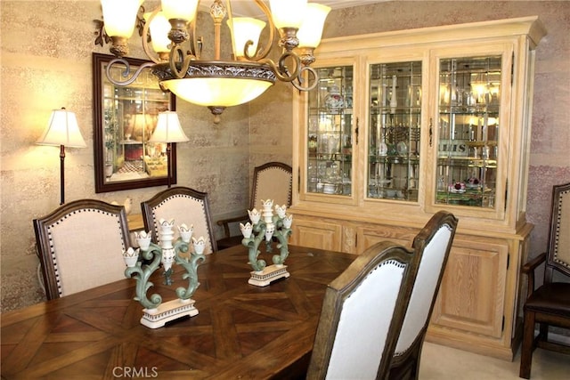 5325 Lindley Ave Unit 202, Tarzana, CA 91356 - dining area with a chandelier