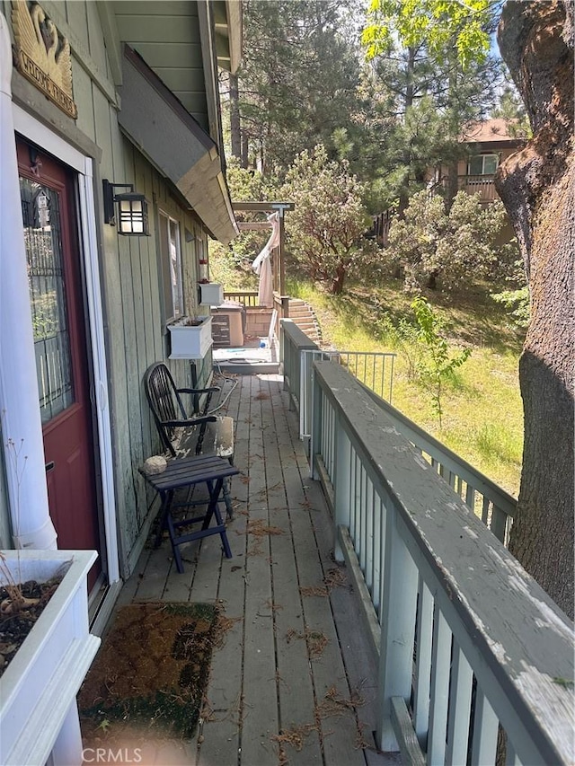 1286 Aleutian Dr, Lake Arrowhead, CA 92352 - view of deck
