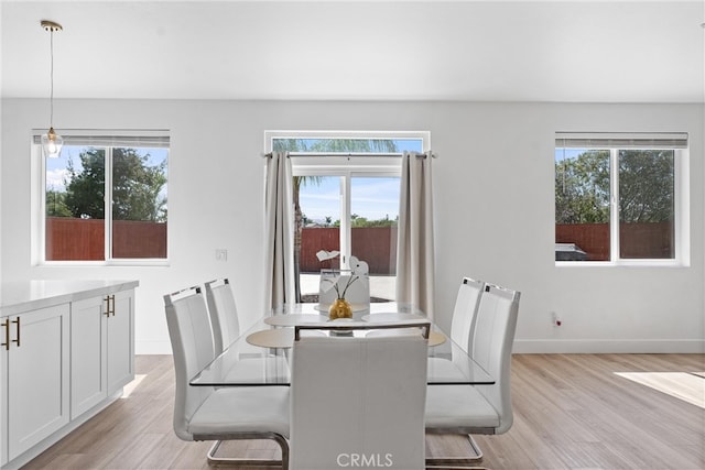 8798 Crest View Dr, Corona, CA 92883 - dining area featuring light wood-type flooring and healthy amount of natural light