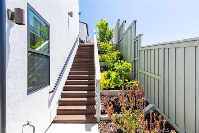 4029 Bernardo Dr, San Luis Obispo, CA 93401 - view of yard with stairs
