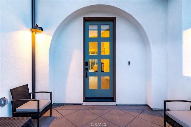 4029 Bernardo Dr, San Luis Obispo, CA 93401 - view of exterior entry with stucco siding