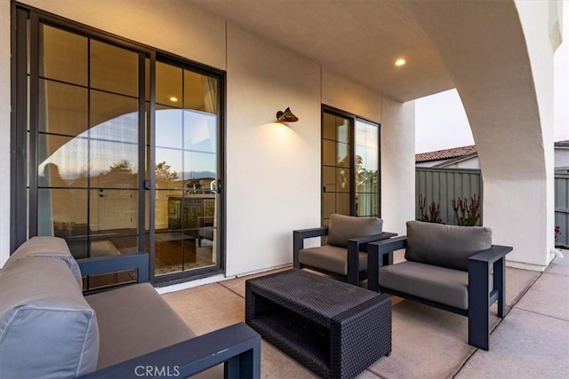 4029 Bernardo Dr, San Luis Obispo, CA 93401 - view of patio / terrace featuring an outdoor living space